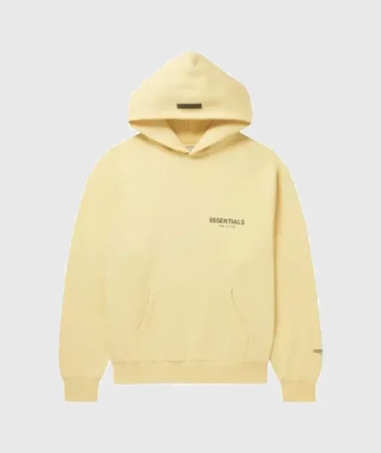 Fear Of God Blend Jersey Essentials Hoodie Beige