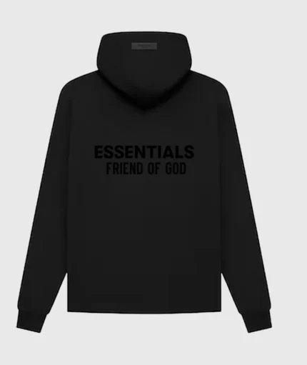 Essentials Friend Of God Hoodie Black