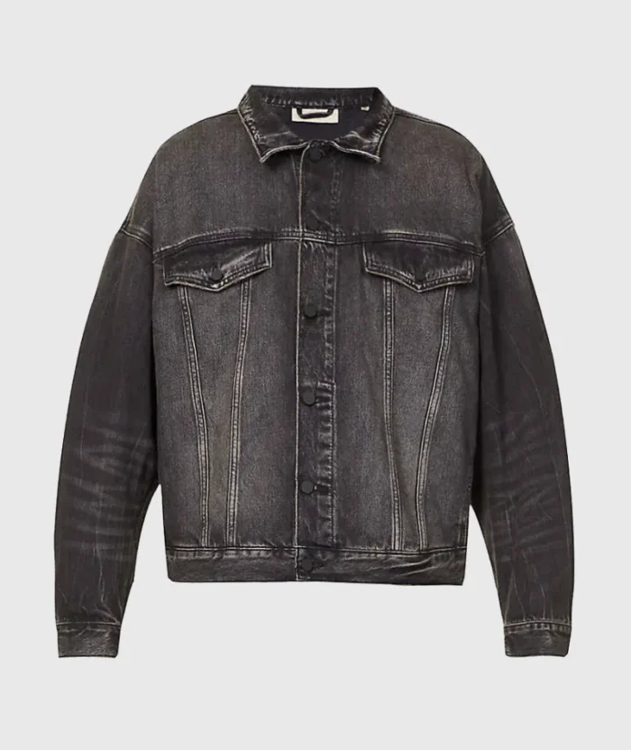 ESSENTIALS Fear of God Denim Jacket Black