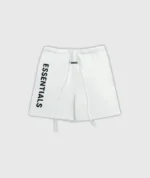 Fear of God Essentials Logo Shorts White