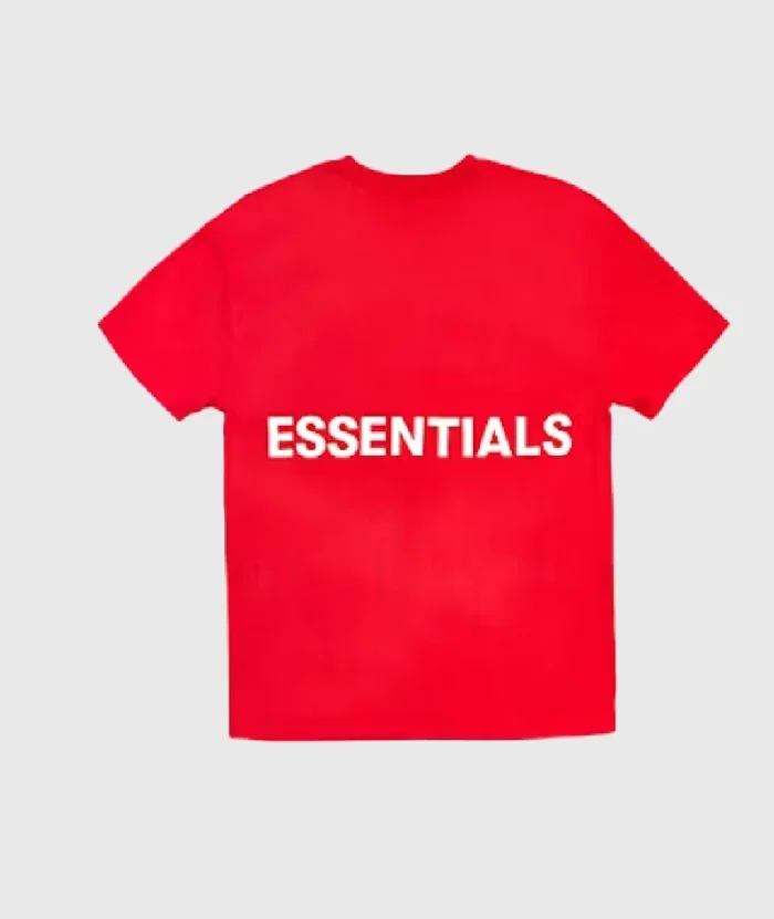 Fear of God Essentials Graphic T-Shirt Red