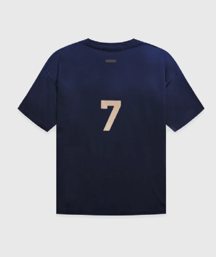 Essentials Fear of God 7 T-Shirt Navy Blue