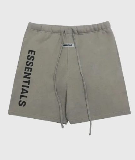 Fear of God Essentials Logo Shorts Grey